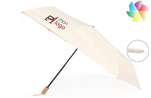 Mini parapluie personnalisé pliant et compact Nouka