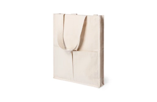 Sac shopping personnalisé en coton épais naturel Trokal