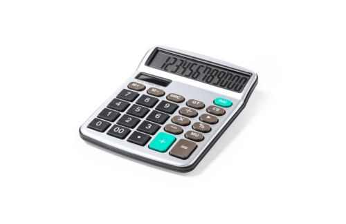 Calculatrice personnalisé à 12 chiffres Tueris aluminium et ABS