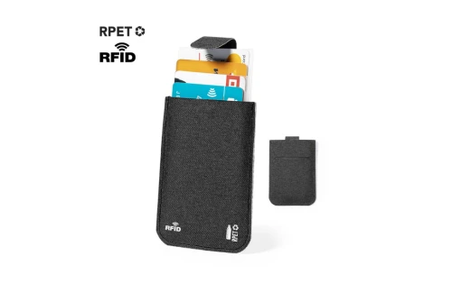 Porte cartes personnalisé RFID Guarex en polyester RPET recyclé