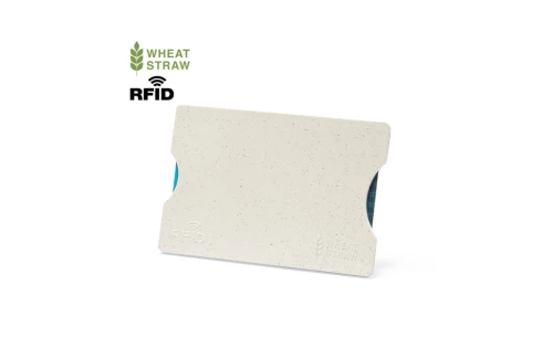 Porte cartes bancaire personnalisé RFID Buguet en fibre de blé