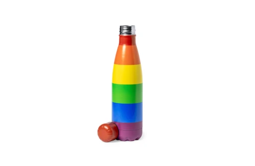 Bouteille personnalisée LGBT au couleur arc en ciel Jedet