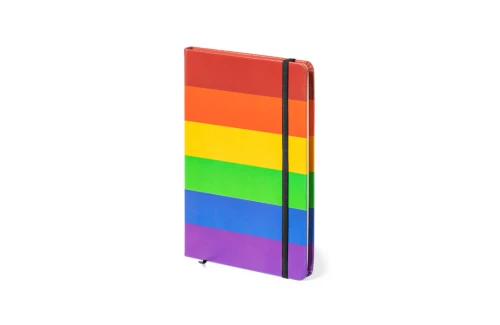 Bloc notes personnalisé LGBT au couleur arc en ciel Locomix