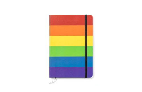 Bloc notes personnalisé LGBT au couleur arc en ciel Locomix