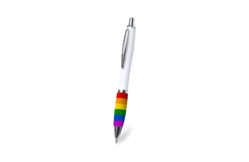 Stylo personnalisé LGBT grip multicolore au couleur arc en ciel