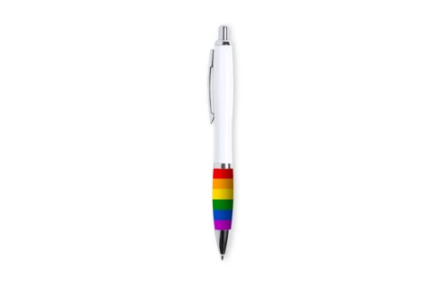 Stylo personnalisé LGBT grip multicolore au couleur arc en ciel