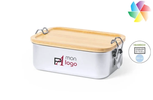 Boite repas personnalisée Plastil lunch box en acier inoxydable sans BPA 