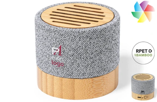 Enceinte Bluetooth® personnalisée haut-parleur compact écoresponsable Blarak