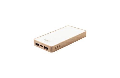 Batterie externe personnalisable powerbank en chanvre et bois Meskat 8000 mAh