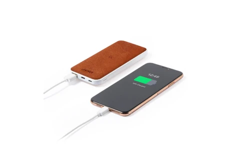 Batterie externe personnalisable powerbank à dessus cuir Yerry 8000 mAh