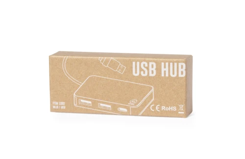 Hub port USB personnalisé 2.0 en aluminium recyclé Kalat