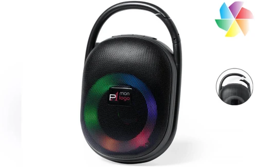 Mini haut-parleur portable personnalisé enceinte publicitaire à lumière multicolores Walen 