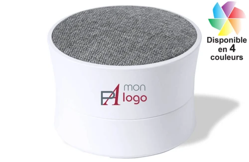 Mini haut-parleur Bluetooth® publicitaire personnalisé enceinte à batterie 300 mAh Rumok 