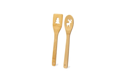 Ensemble de spatule personnalisé Hellen set de cuisine en bois