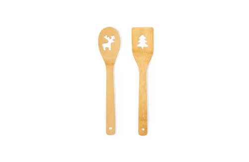 Ensemble de spatule personnalisé Hellen set de cuisine en bois