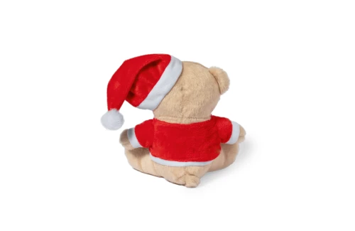 Ourson peluche père Noël personnalisé Kuisy