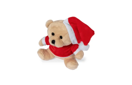 Ourson peluche père Noël personnalisé Kuisy