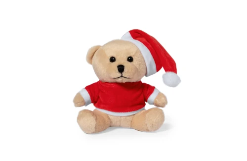 Ourson peluche père Noël personnalisé Kuisy