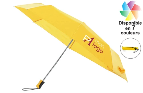 Mini parapluie publicitaire personnalisé pliant compact Sandy 