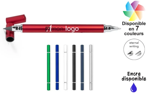 Stylo éternel personnalisable crayon 2 en 1  en ABS à finition métallique May