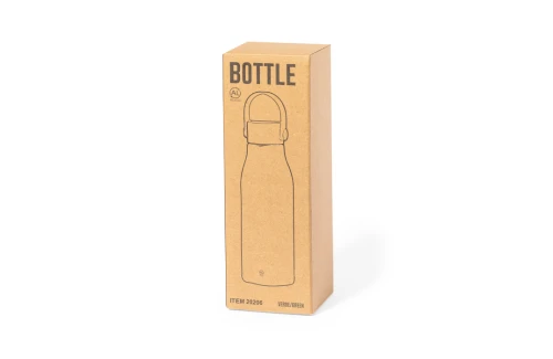 Gourde personnalisée en aluminium recyclé à finition satinée Perpok 700 ml