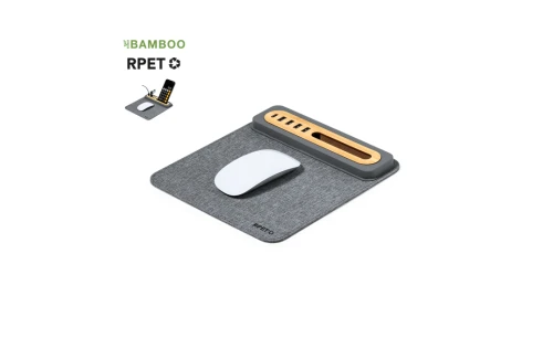 Tapis de souris multifonction personnalisé Craig RPET avec port USB