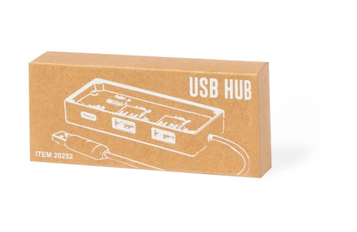 Hub USB personnalisé transparent Hevan