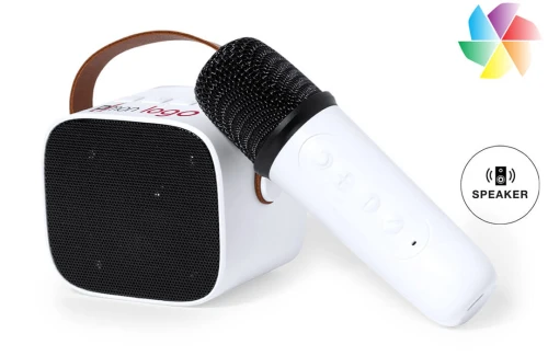 Enceinte Bluetooth® karaoké portable avec haut-parleur et micro Sophie