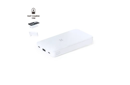 Batterie externe personnalisable powerbank chargeur sans fil Barry 5000 mAh