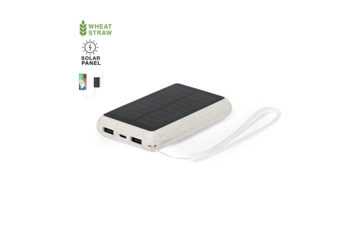 Batterie externe personnalisable powerbank à charge solaire Dawson 5000 mAh