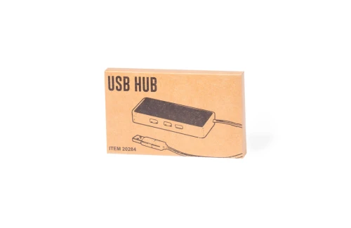 Hub USB personnalisé 3 ports 2.0 à graver pour illuminer le logo Ginger