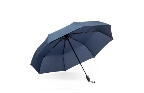 Mini parapluie personnalisé compact recyclé à système anti-vent Krastony