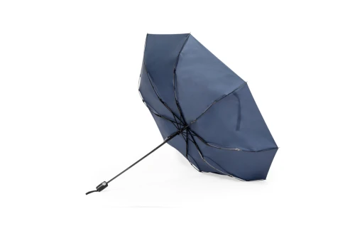 Mini parapluie personnalisé compact recyclé à système anti-vent Krastony