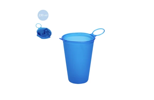 Verre pliable personnalisé Sabik gobelet réutilisable souple sans BPA