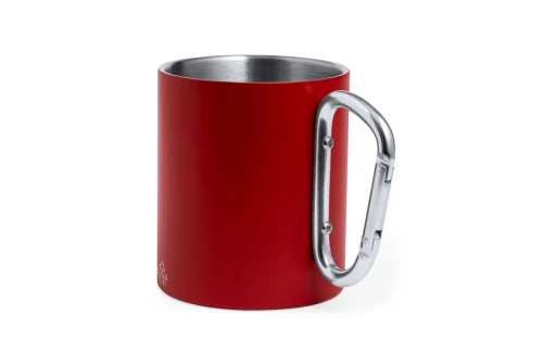 Mug personnalisé Lecrer en acier inox recyclé de 300ml