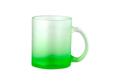 Tasse publicitaire verre coloré dégradé Osaka de 350 ml pour sublimation