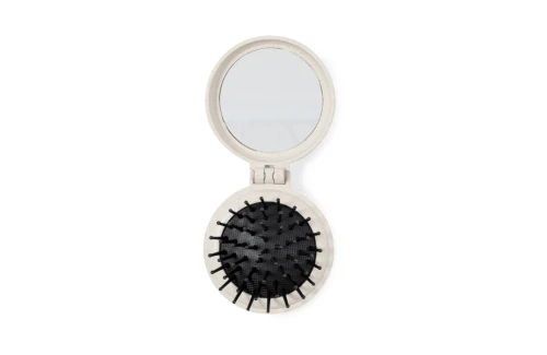 Brosse à cheveux pliable personnalisée Flege avec miroir