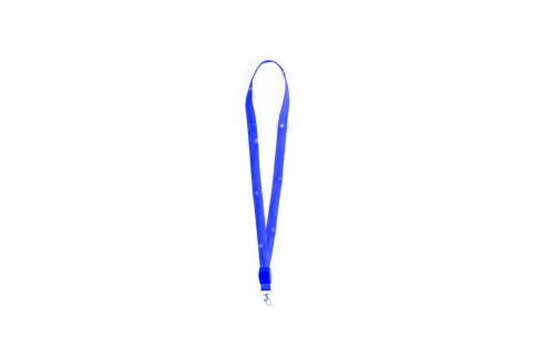 Cordon tour de cou personnalisé Wilou lanyard original avec 8 LEDs