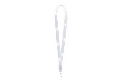 Cordon tour de cou personnalisé Wilou lanyard original avec 8 LEDs