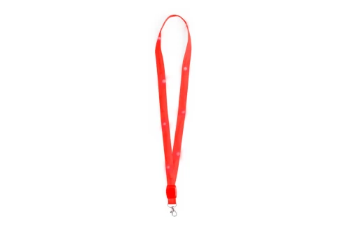 Cordon tour de cou personnalisé Wilou lanyard original avec 8 LEDs