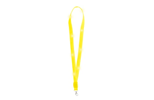 Cordon tour de cou personnalisé Wilou lanyard original avec 8 LEDs