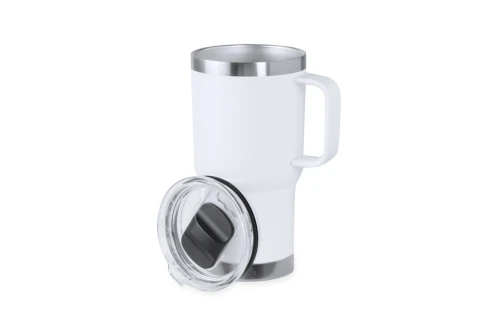 Mug isotherme personnalisé Paster en acier inox recyclé de 600 ml