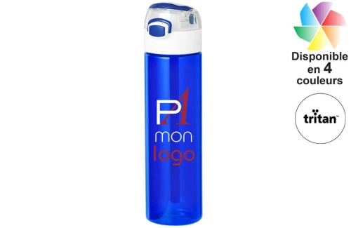 Gourde sport personnalisée bidon en tritan résistant Tanely 650 ml