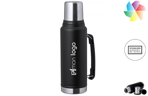 Thermos personnalisable avec poignée de transport Jokinen