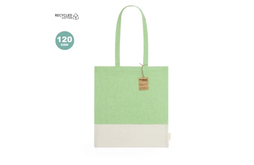 Tote bag personnalisable sac bicolore coton recyclé Skadi