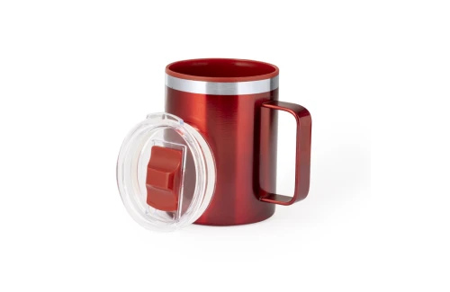 Mug isotherme personnalisé Suprax en acier inox recyclé de 400 ml