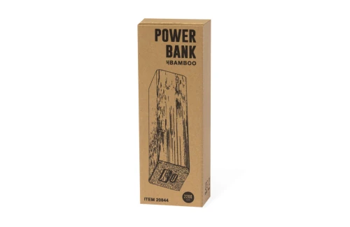 Batterie externe personnalisable powerbank en bambou Godimer 2 200 mAh