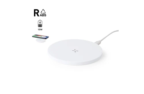 Chargeur de téléphone sans fil 15w en ABS recyclé RCS Kambel