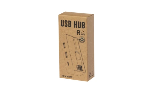 Hub USB personnalisé en RABS recyclé certifié RCS Nofler