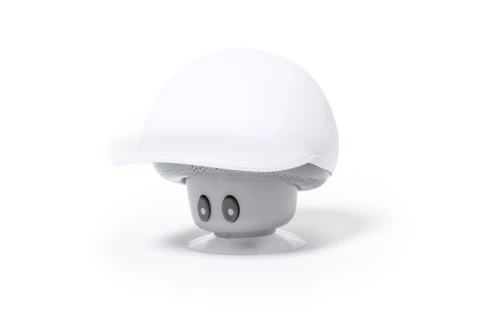 Haut-parleur Bluetooth® au design champignon à support smartphone Heston